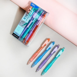 Deli EG09-BK Retractable Gel Pen 0.5mm (Black) - 01 pcs - Green