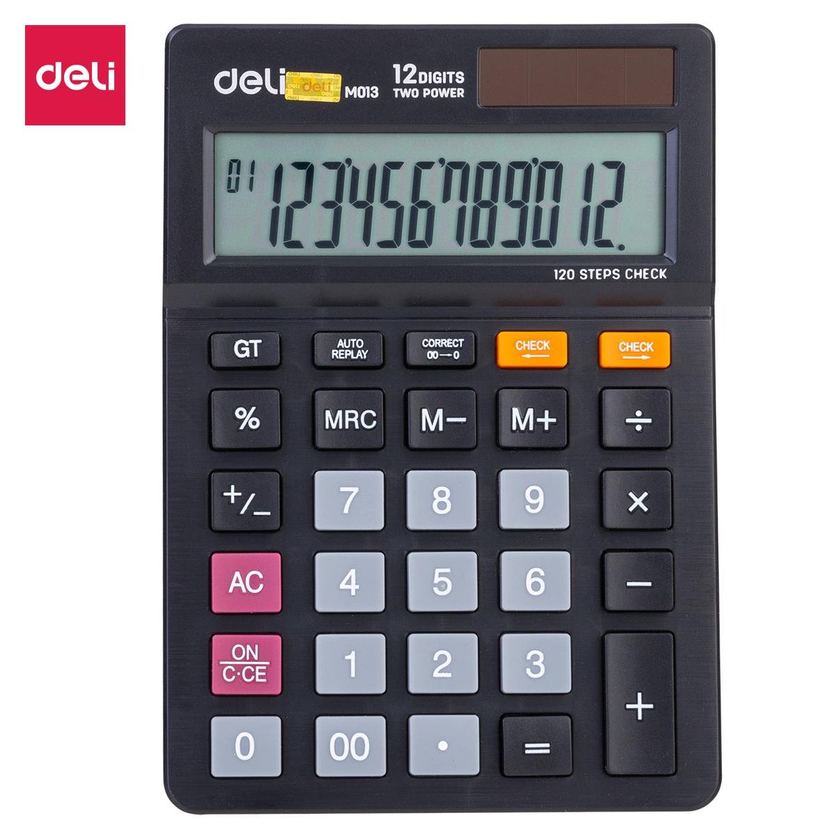 Deli EM01320 Desk Calculator Plastic-12 Digits Deli EM01320 Desk Calculator Plastic-12 Digits