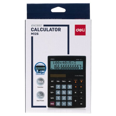 Deli EM126 Calculators 12 Digit Deli EM126 Calculators 12 Digit
