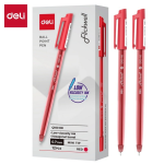 Deli EQ100-RD 0.7mm ballpoint pen Red