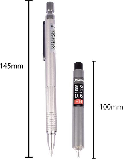 Deli S360 Metal Body Graph gear mechanical pencil 0.5m