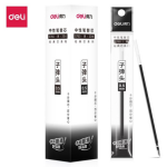 Deli S760 Black/Blue/Red Ink 0.5mm Gel Pen Refill for Desk Pen - 10pcs