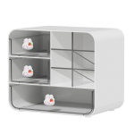 Desktop Storage Box Jiugongge Drawer Girl Style Cute Design Storage Rack Student Dormitory Finishing Box Pen Holder