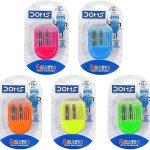 Doms 2 Matic Multicolored Pencil Sharpener - Blue