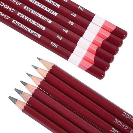 DOMS Drawing & Sketch Pencil HB (2 PCS COMBO)