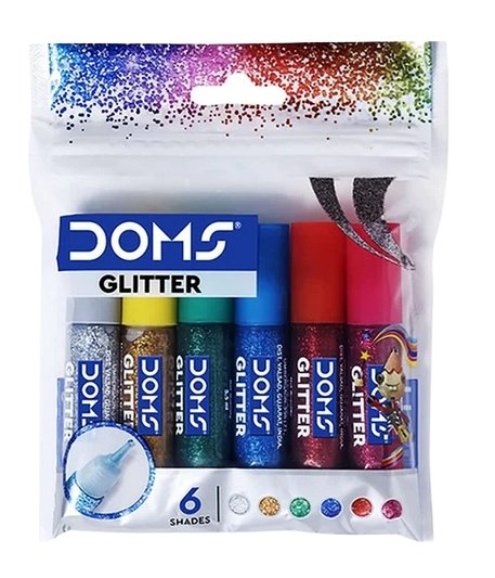 DOMS Glitter Tube 6 Shade