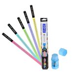 Doms Hello X-Tra Dark Pencil with Free Erasner (Erase + Sharp)