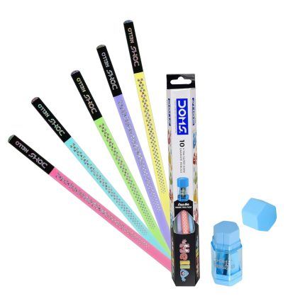 Doms Hello X-Tra Dark Pencil with Free Erasner (Erase + Sharp)