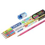DOMS Neon Super Dark Graphite Pencils - 10pcs X 10 PACK
