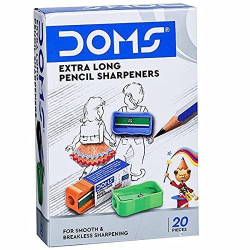 Doms Non-Toxic Pencil Sharpener- Pack of 20 Pieces Doms Non-Toxic Pencil Sharpener- Pack of 20 Pieces