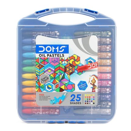 Doms Oil Pastels 25 Shades | ideal for intermixing, shading, highlighting and texturing