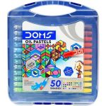 Doms Oil Pastels 50 Color Box For Artists & student