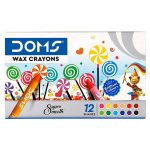 Doms Wax Crayons (Pack of 12 shades)