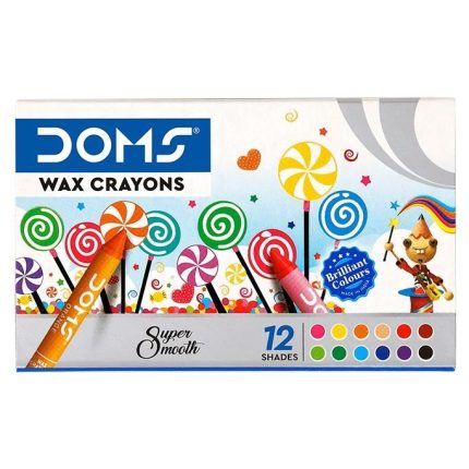Doms Wax Crayons (Pack of 12 shades)