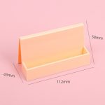 Fresh simple business card case solid color business desktop business card holder card storage box stationery