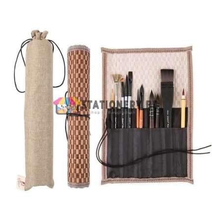 Georgione Natural Hair Paint Brush 11 Pcs set