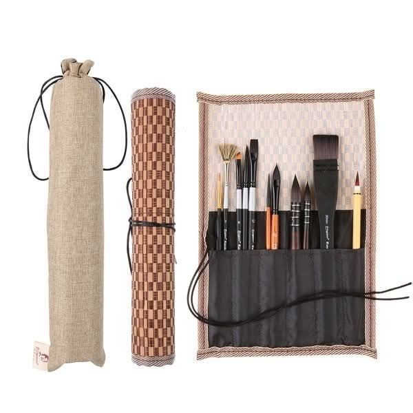 Georgione Natural Hair Paint Brush 11 Pcs set Georgione Natural Hair Paint Brush 11 Pcs set