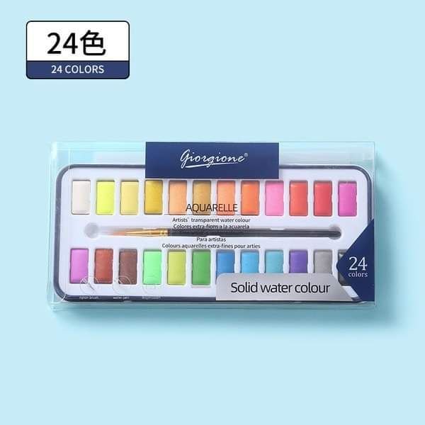Giorgion artist solid water color cake 24 shade Giorgion artist solid water color cake 24 shade