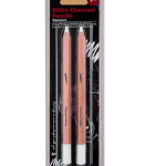 Giorgione 2 Pcs White Charcoal Pencils Drawing Pencils Highlight Pencil Sketching Pencil For Drawing Sketching And Shading