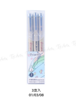 Giorgione 3pcs Fine Liner Water Based Ink Black Fineliner Marker Pen Set Fineliner Marker Pens Set