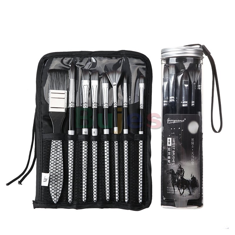 Giorgione 8 pcs multifunctional nylon brush set Giorgione 8 pcs multifunctional nylon brush set
