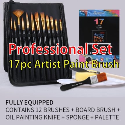 Giorgione Artist Paint Brush Set of 17
