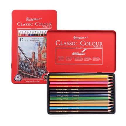Giorgione® Artists Colouring Pencils Tin (Set of 12)