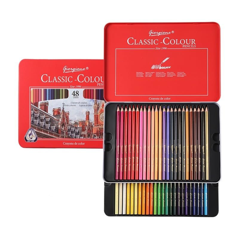 Giorgione® Artists Colouring Pencils Tin (Set of 48) Giorgione® Artists Colouring Pencils Tin (Set of 48)