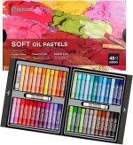 Giorgione Soft Oil Pastels Set 48 Colors Artist Soft Oil Pastels with Extra Two White Oil
