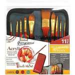 Giorgione Wallet Brush Set for Acrylic Colors 11pcs