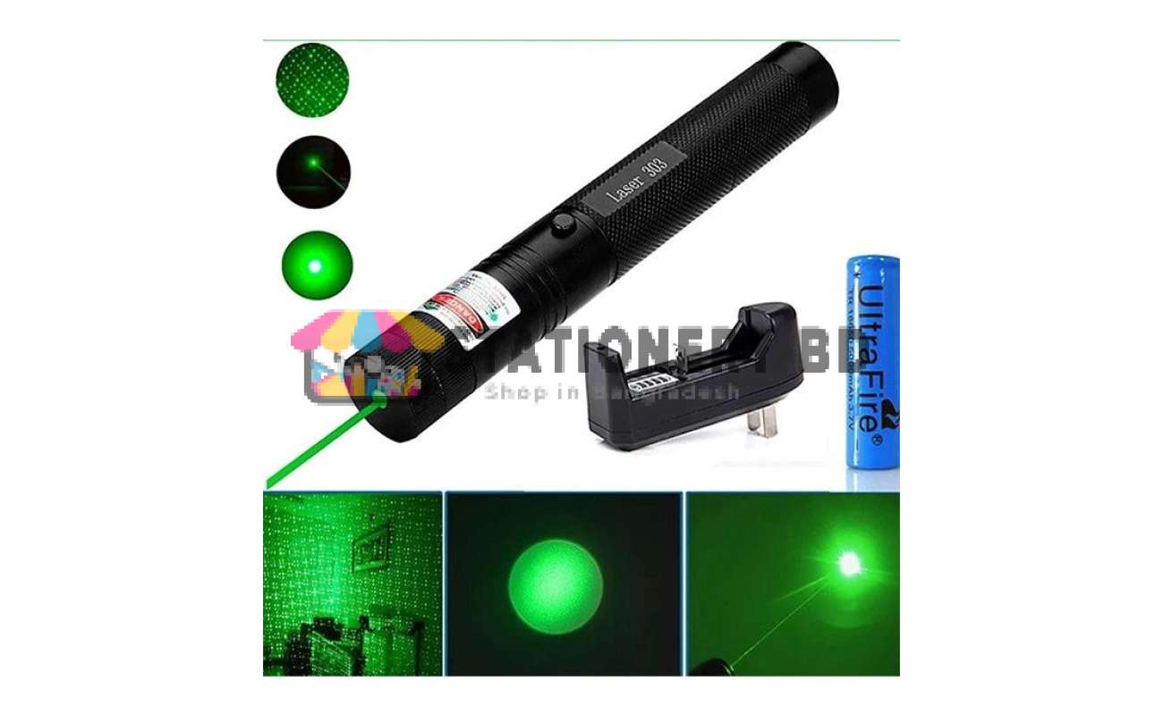 Green Rechargeable Laser Pinner Laser Light Adjustable Focus Professional- Effortless Usage