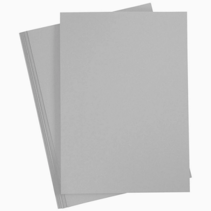 Grey Paper Loose Sheets in Pack of 10, 300gsm A4 size , Ideal for Craft Purposes, drawing, sketching etc. Ideal for : Dry Media, Pens, Inks, Coloured Pencils, Graphite Pencils,...