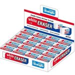 Guangbo HWH06827L White Eraser - 40pcs in paper box