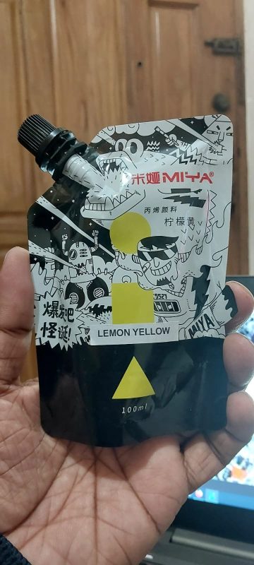 Himi Acrylic color 100ml - Lemon Yellow