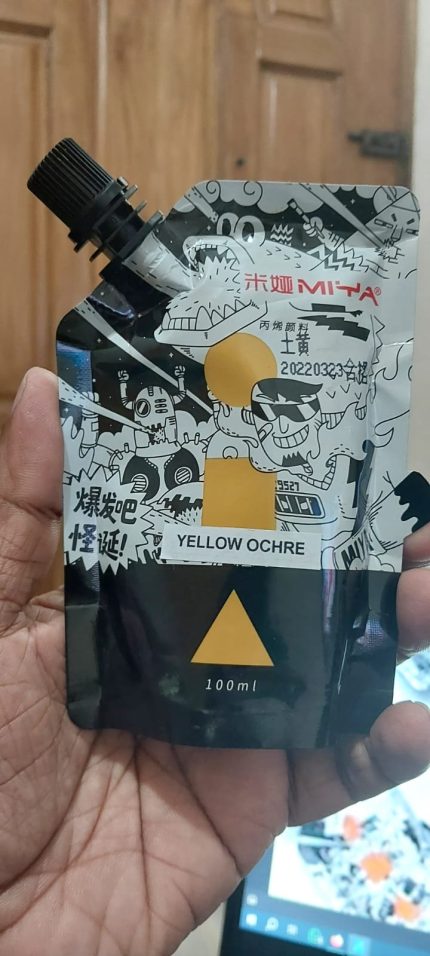 Himi Acrylic color 100ml -Yellow Ochare