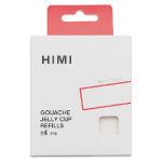 Himi Jelly Gouache Paint - Set of 4, Titanium White Refills, 30 ml