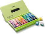 HIMI Twin Cup Jelly Gouache Paint Set, 72 Colors 12g, Jelly Cup Design, Non Toxic Paint for Canvas and Paper, Art Supplies for Professionals (72 Colors)