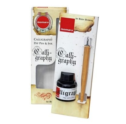 Isomars Dip Pen Wooden Manga Holder Set Isomars Dip Pen Wooden Manga Holder Set
