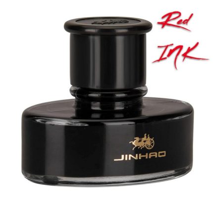 Jinhao 50ml Red Ink Bottle,Suitable for All Fountain Pen and Dip Pen, Smooth Writing