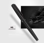 Jinhao 95 Series Metal Body Fountain Pen with Ink Refill Converter Matte Black, Fine Nib 0.5mm