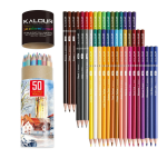 KALOUR 50 pcs Color Pencil Set Professional Art Hand-Painted Graffiti Oily Color Pencils School Painting Art Supplies