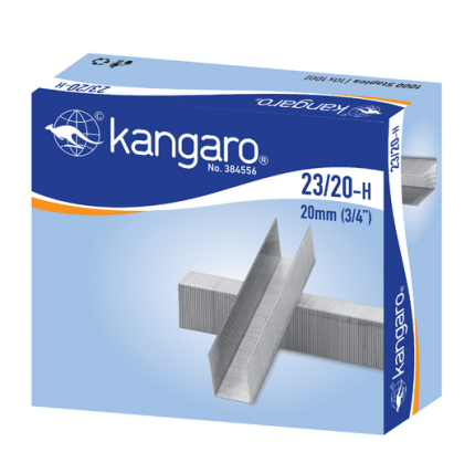 Kangaro Staples All Sizes -- No.10 , 24/6 , 23/8 , 23/10 , 23/13 , 23/15 , 23/17 , 23/20