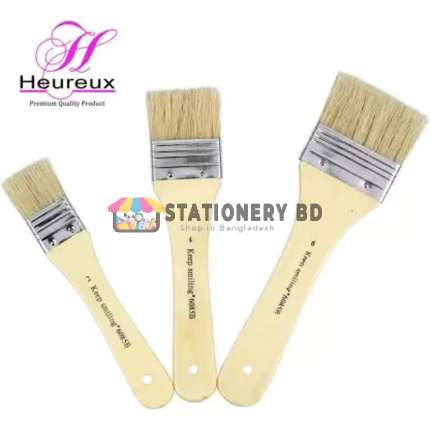 Keep Smiling All Painting Brush Set of 3 | Suitable for Oil and Acrylic Paints.