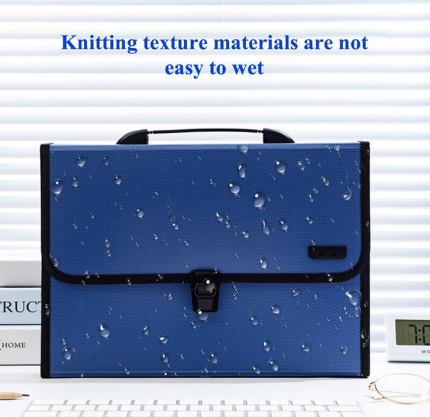 M&G Expanding File Folder 12 Pockets Accordion File Organizer with Labels, Portable Document Receipt Organizer for A4 Letter Size Paper, Waterproof Folder for Bussiness School...