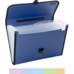 M&G Expanding File Folder 12 Pockets Accordion File Organizer with Labels, Portable Document Receipt Organizer for A4 Letter Size Paper, Waterproof Folder for Bussiness School...