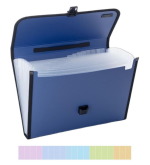 M&G Expanding File Folder 12 Pockets Accordion File Organizer with Labels, Portable Document Receipt Organizer for A4 Letter Size Paper, Waterproof Folder for Bussiness School...