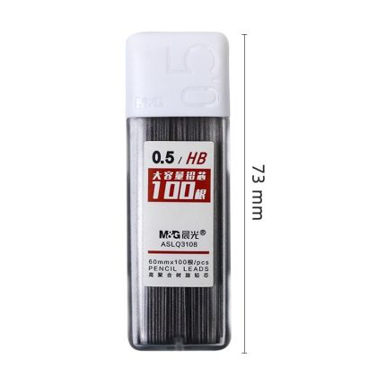 M&G Mechanical Pencil Lead 0.5 HB- 100/Pc
