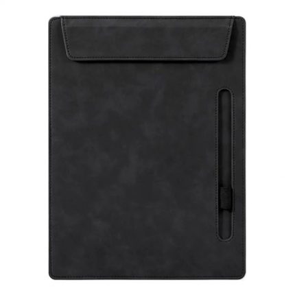 Magnetic Clip Writing Pad Faux Leather Hardboard Clipboard for A4/Letter Documents with Pen Holder - GadStyle BD