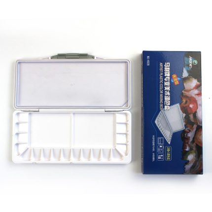 Maries No:H028 Artist Plastic Color Mixing Box 18grid+3Color zone