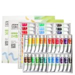 Maries Watercolor Paint Set 5ml of 24 Assorted Colors for Students, Beginners and Professional